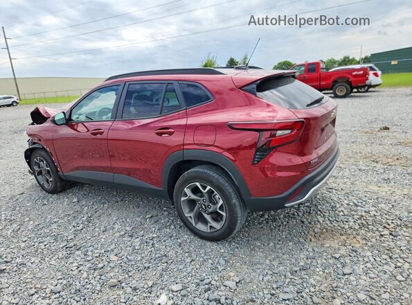 KL77LHEP1SC186883 2025 CHEVROLET TRAX Maroon უკანა მარცხენა