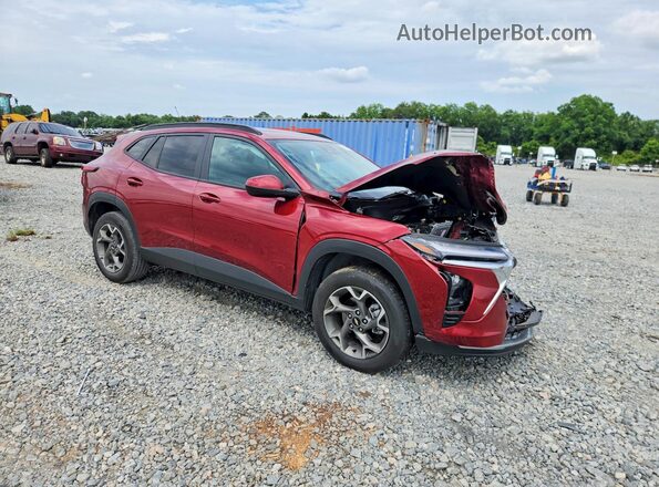 KL77LHEP1SC186883 2025 CHEVROLET TRAX Maroon წინა მარჯვენა