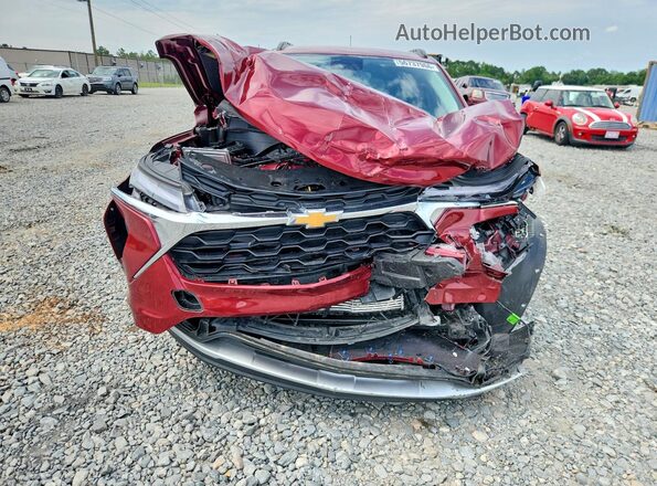 KL77LHEP1SC186883 2025 CHEVROLET TRAX Maroon წინა ხედი