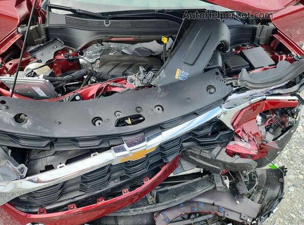 KL77LHEP1SC186883 2025 CHEVROLET TRAX Maroon უკანა სალონის ხედი