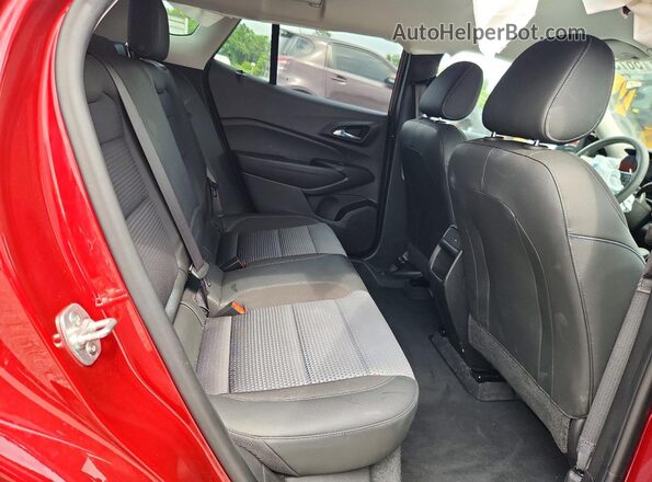 KL77LHEP1SC186883 2025 CHEVROLET TRAX Maroon უკანა სავარძლების ხედი