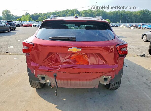 KL77LHEP1SC208428 2025 CHEVROLET TRAX Red Vista trasera