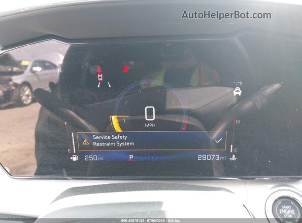 KL77LHEP1SC234284 2025 CHEVROLET TRAX Silver Հետևի նստատեղերի տեսք