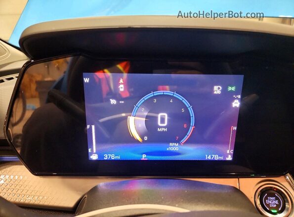KL77LHEP1TC160379 2026 CHEVROLET TRAX Blue Vista del cuadro de instrumentos