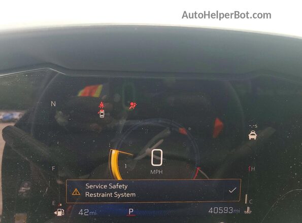 KL77LHEP2SC143119 2025 CHEVROLET TRAX Gray Instrument cluster view
