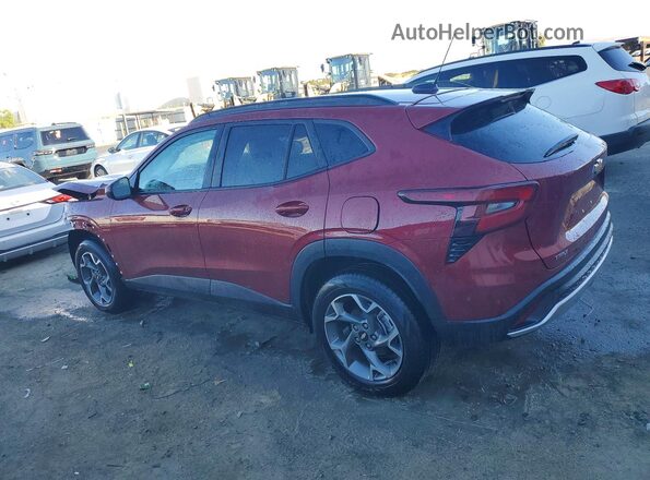 KL77LHEP2SC156663 2025 CHEVROLET TRAX Burgundy Rear left