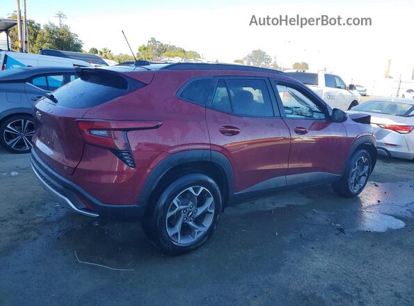 KL77LHEP2SC156663 2025 CHEVROLET TRAX Burgundy Rear right