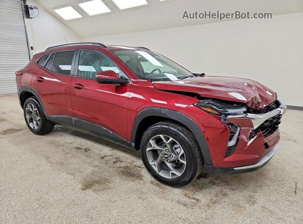 KL77LHEP2SC240823 2025 CHEVROLET TRAX Red Front right