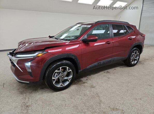 KL77LHEP2SC240823 2025 CHEVROLET TRAX Red 