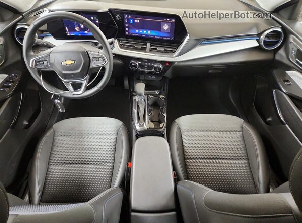KL77LHEP2SC240823 2025 CHEVROLET TRAX Red Dashboard view