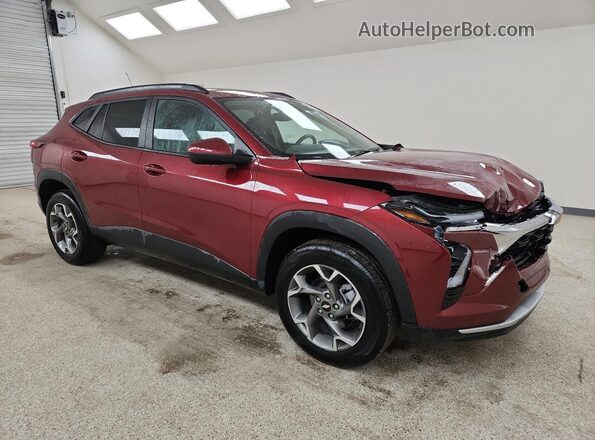 KL77LHEP2SC240823 2025 CHEVROLET TRAX Red 