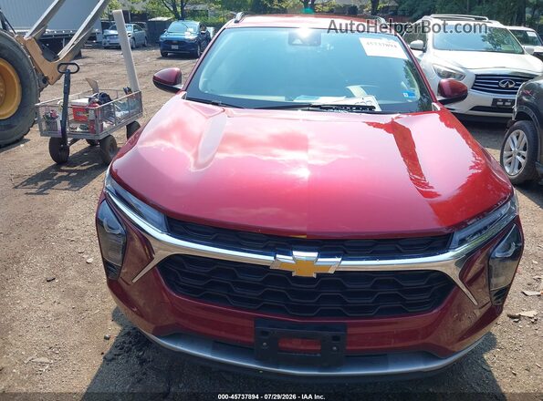 KL77LHEP2SC255029 2025 CHEVROLET TRAX Burgundy Vista frontal