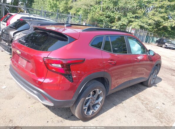 KL77LHEP2SC255029 2025 CHEVROLET TRAX Burgundy Trasero derecho