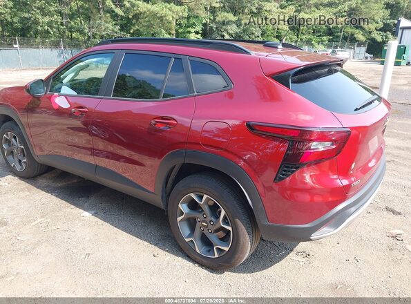 KL77LHEP2SC255029 2025 CHEVROLET TRAX Burgundy Trasero izquierdo
