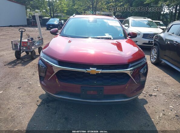KL77LHEP2SC255029 2025 CHEVROLET TRAX Burgundy Vista del cuadro de instrumentos