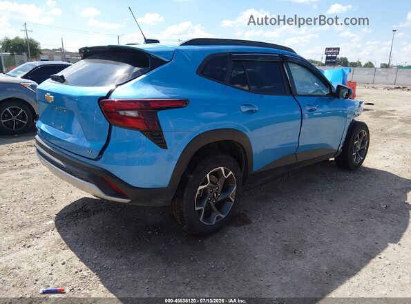 KL77LHEP3SC128015 2025 CHEVROLET TRAX Синий Задняя правая четверть