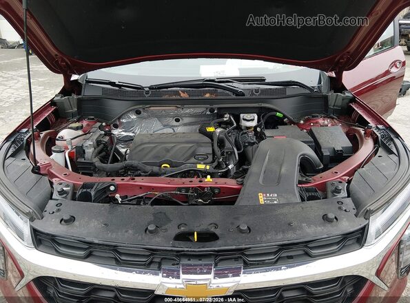 KL77LHEP3SC288685 2025 CHEVROLET TRAX Red Widok z tyłu