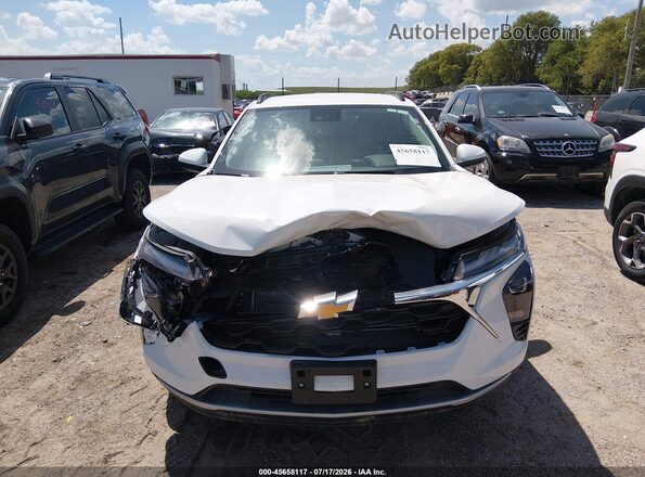 KL77LHEP3TC127948 2026 CHEVROLET TRAX White ხელსაწყოთა პანელის ხედი