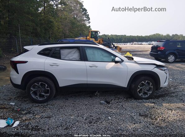 KL77LHEP4SC141758 2025 CHEVROLET TRAX White Widok zestawu wskaźników