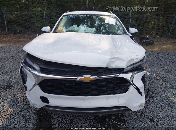 KL77LHEP4SC141758 2025 CHEVROLET TRAX White Widok deski rozdzielczej