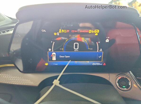 KL77LHEP5SC218458 2025 CHEVROLET TRAX Gray Instrument cluster view