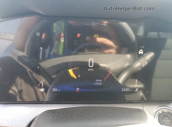 KL77LHEP5SC307849 2025 CHEVROLET TRAX Gray Instrument cluster view