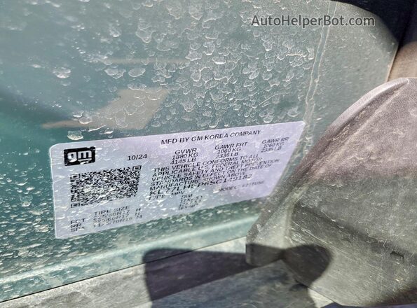 KL77LHEP6SC149182 2025 CHEVROLET TRAX Gray Widok wnętrza 360 stopni