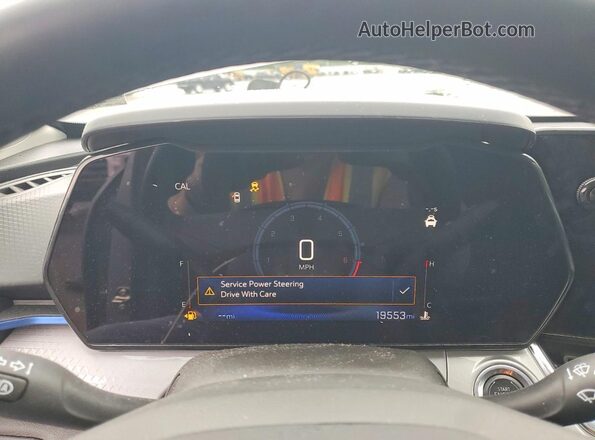 KL77LHEP7SC105708 2025 CHEVROLET TRAX Gray Սարքավորումների վահանակի տեսք
