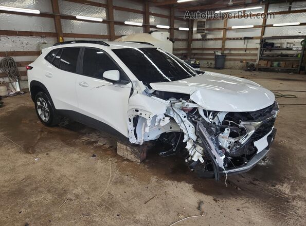 KL77LHEP7SC182904 2025 CHEVROLET TRAX White Vista interior de 360 grados