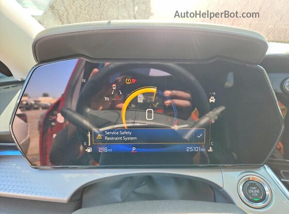 KL77LHEP7SC240929 2025 CHEVROLET TRAX Red Widok zestawu wskaźników