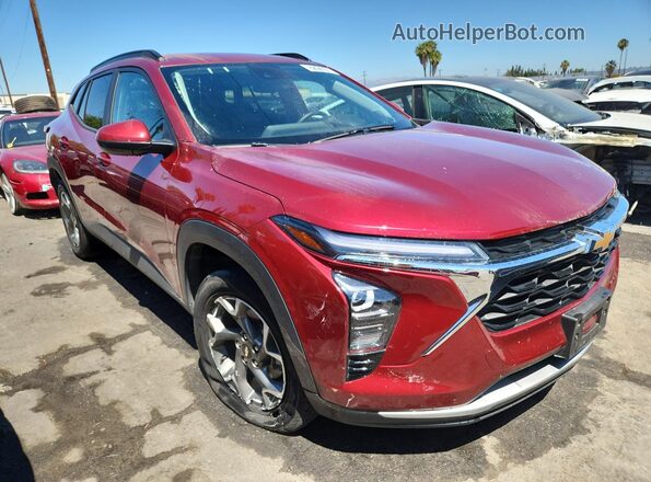 KL77LHEP7SC240929 2025 CHEVROLET TRAX Red 