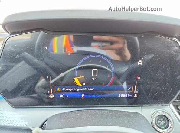 KL77LHEP8SC122209 2025 CHEVROLET TRAX Черный Вид щитка приборов