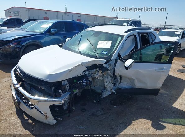 KL77LHEP9SC279490 2025 CHEVROLET TRAX White Առջևի ձախ երեք քառորդ տեսարան