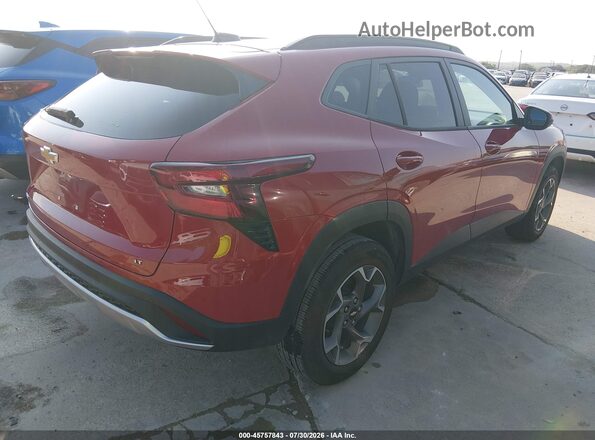 KL77LHEP9TC039812 2026 CHEVROLET TRAX Red უკანა მარჯვენა