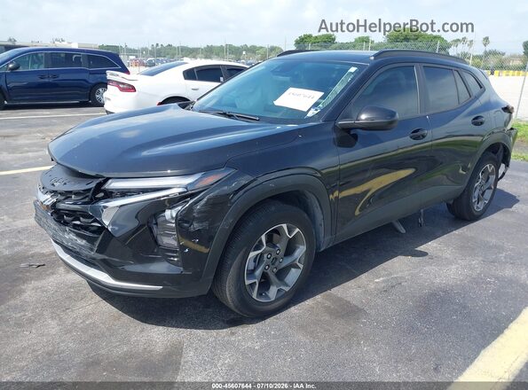 KL77LHEPXSC173050 2025 CHEVROLET TRAX Black წინა მარცხენა ხედი სამი მეოთხედიდან