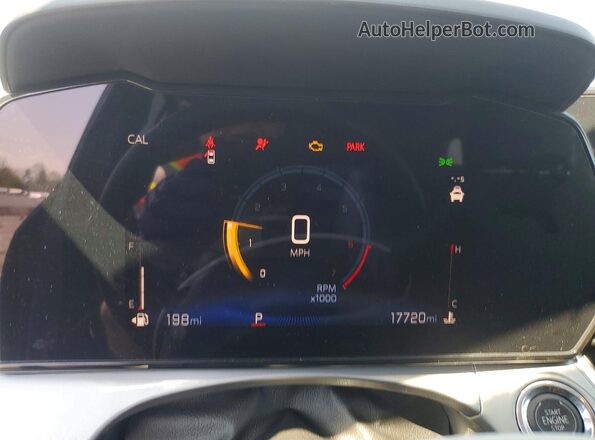 KL77LHEPXSC232453 2025 CHEVROLET TRAX Silver Vista del cuadro de instrumentos