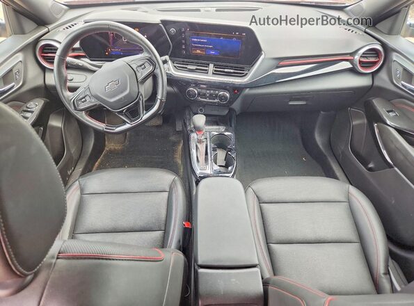 KL77LJE20RC087770 2024 CHEVROLET TRAX Maroon Dashboard view