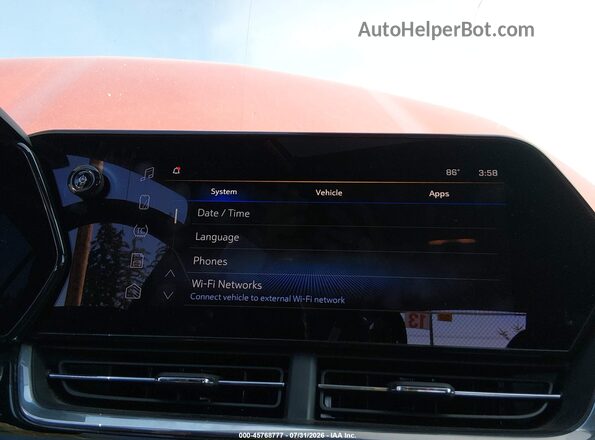 KL77LJE20RC218292 2024 CHEVROLET TRAX Orange 