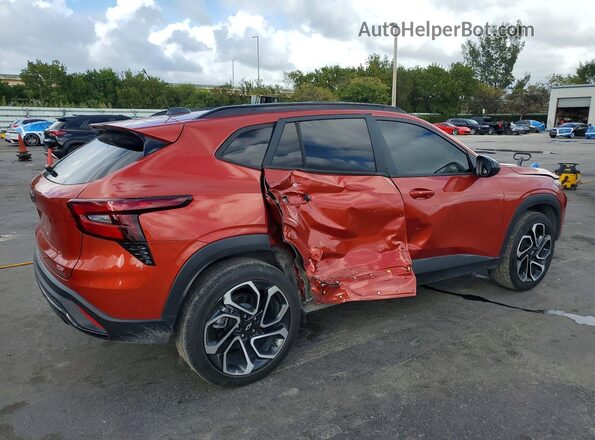 KL77LJE25RC080801 2024 CHEVROLET TRAX Orange Trasero derecho