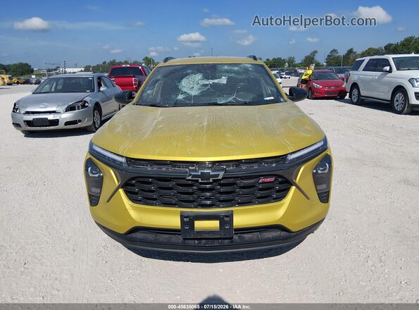 KL77LJE26RC016072 2024 CHEVROLET TRAX Yellow ხელსაწყოთა პანელის ხედი