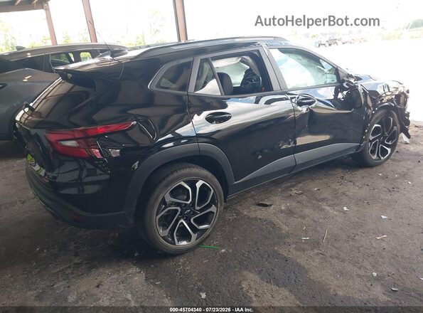 KL77LJE26RC106368 2024 CHEVROLET TRAX Черный Задняя правая четверть