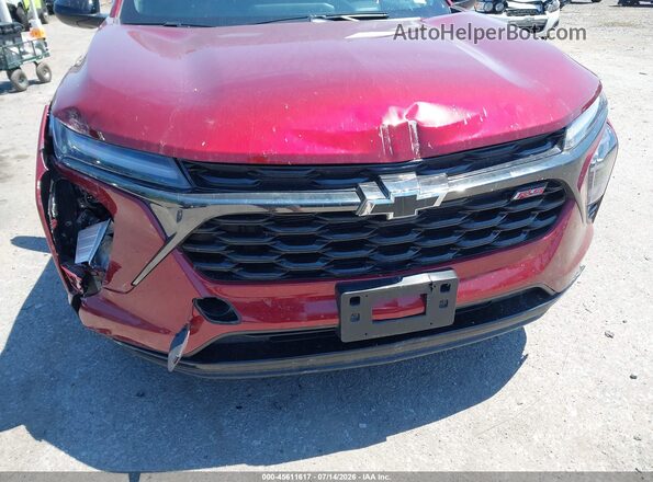 KL77LJE27RC047427 2024 CHEVROLET TRAX Red Widok z przodu