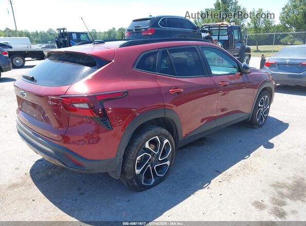 KL77LJE27RC047427 2024 CHEVROLET TRAX Red Tył prawy