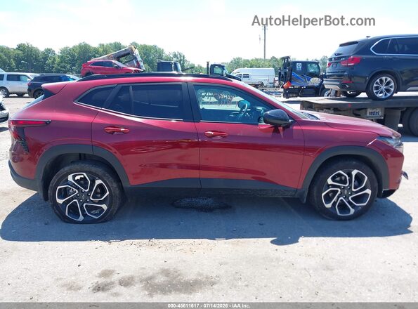 KL77LJE27RC047427 2024 CHEVROLET TRAX Red Widok wnętrza z tyłu