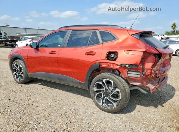 KL77LJE27RC217785 2024 CHEVROLET TRAX Orange Trasero izquierdo