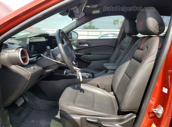 KL77LJE27RC217785 2024 CHEVROLET TRAX Orange Vista interior delantera