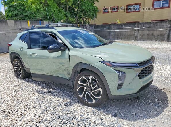 KL77LJE28RC191861 2024 CHEVROLET TRAX Green წინა მარჯვენა