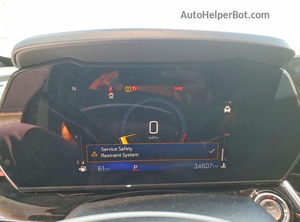 KL77LJE28RC191861 2024 CHEVROLET TRAX Green ხელსაწყოთა პანელის ხედი