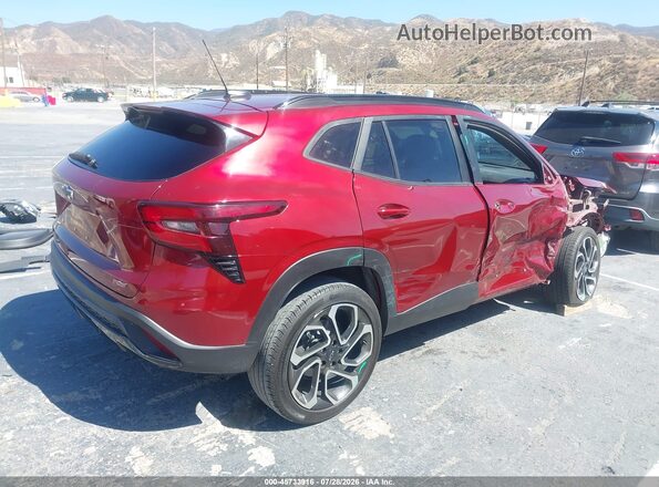 KL77LJE29RC001663 2024 CHEVROLET TRAX Красный Задняя правая четверть