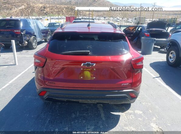 KL77LJE29RC001663 2024 CHEVROLET TRAX Красный 